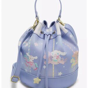 Her Universe - Cinnamoroll & Friends Carousel Bucket Crossbody Bag - NEW